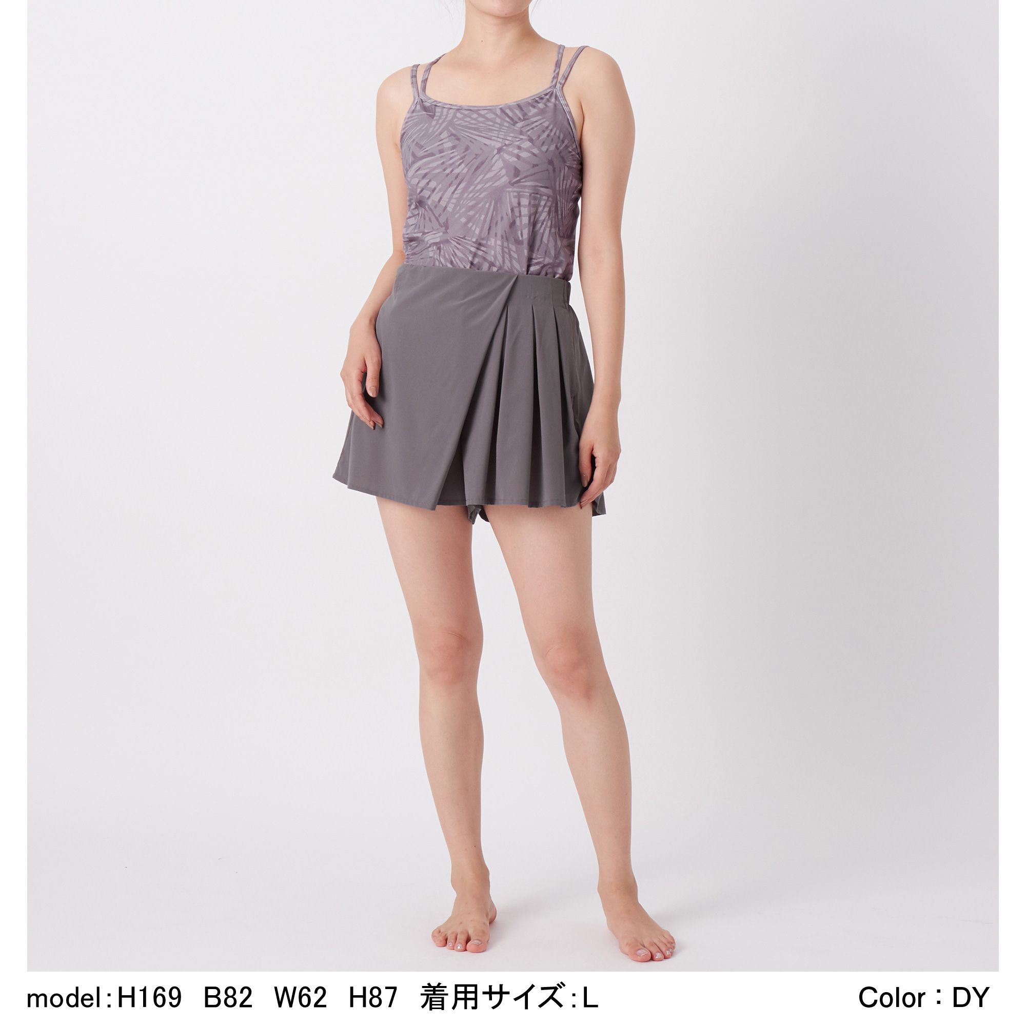 ヨギークロスフレアショーツ レディース Dc Danskin公式通販 アウトレット