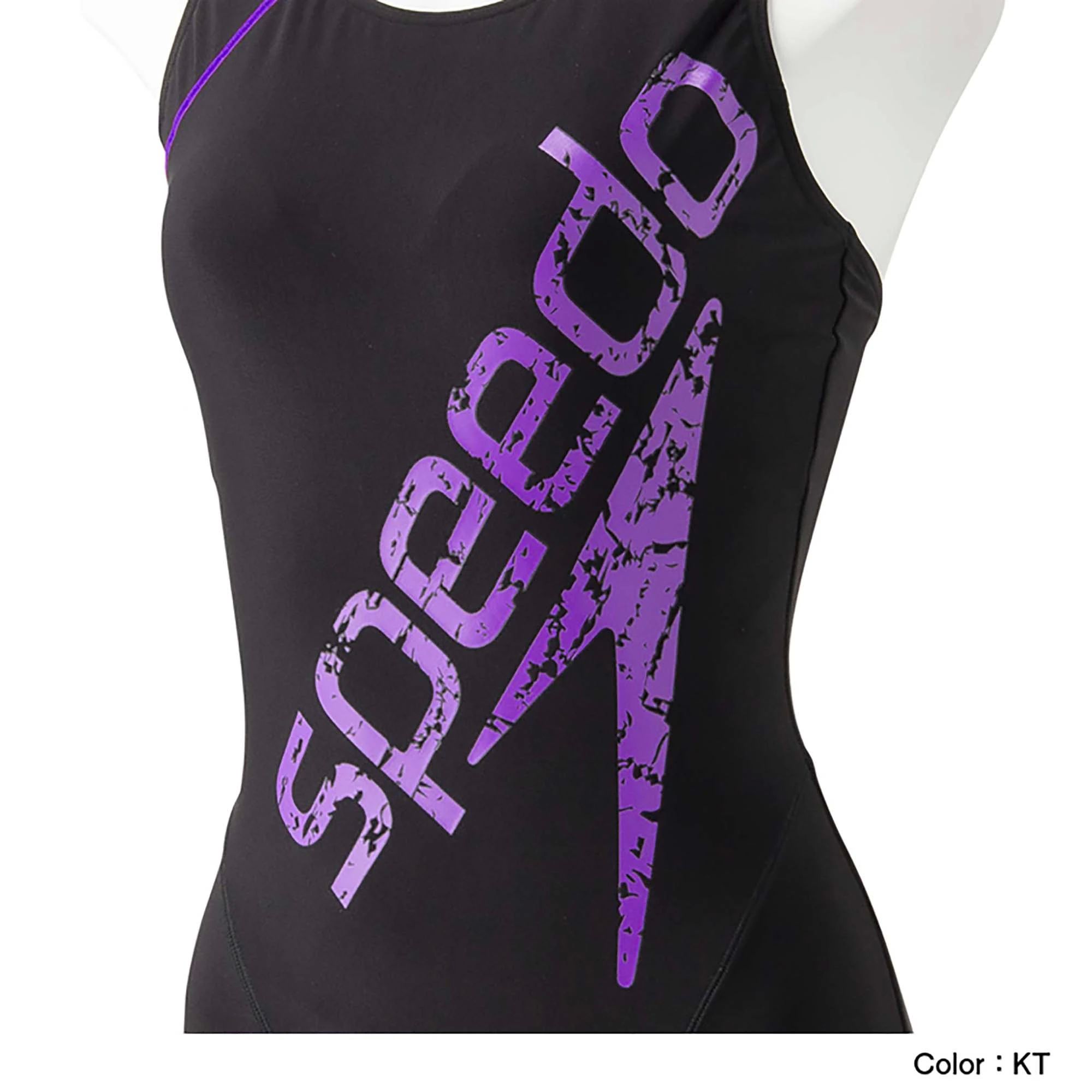 ビッグロゴニースキン レディース フィットネス水着 オールインワン Sfw107 Speedo スピード 公式通販