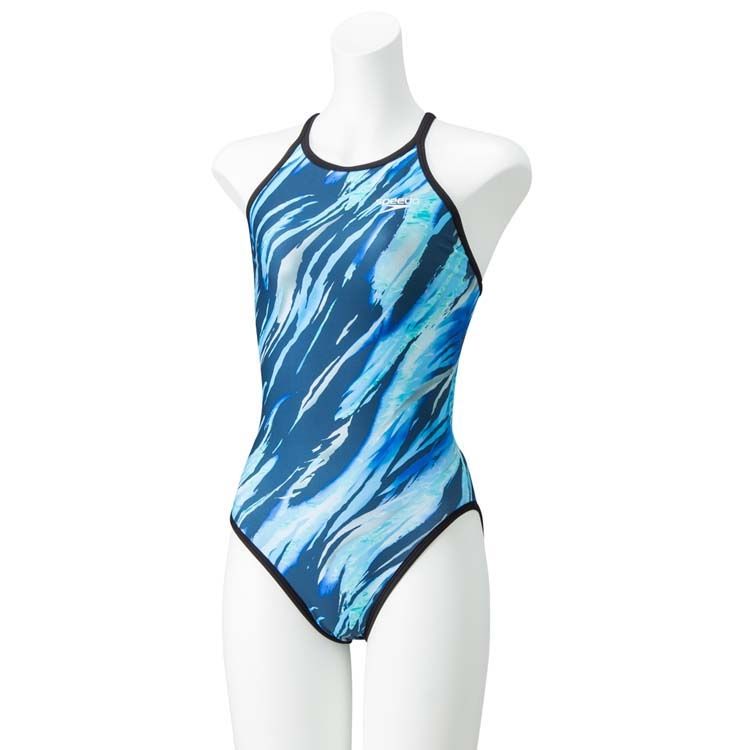 エレクトリックジャングル ターンズスーツ レディース 練習水着 ワンピース Stw003 Speedo スピード 公式通販