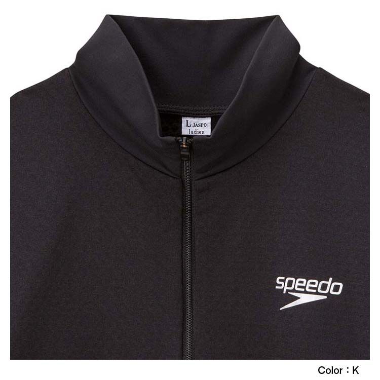 サーキュラーストレッチジップジャケット レディース スポーツウェア トレーニング フィットネス Saw201 Speedo スピード 公式通販