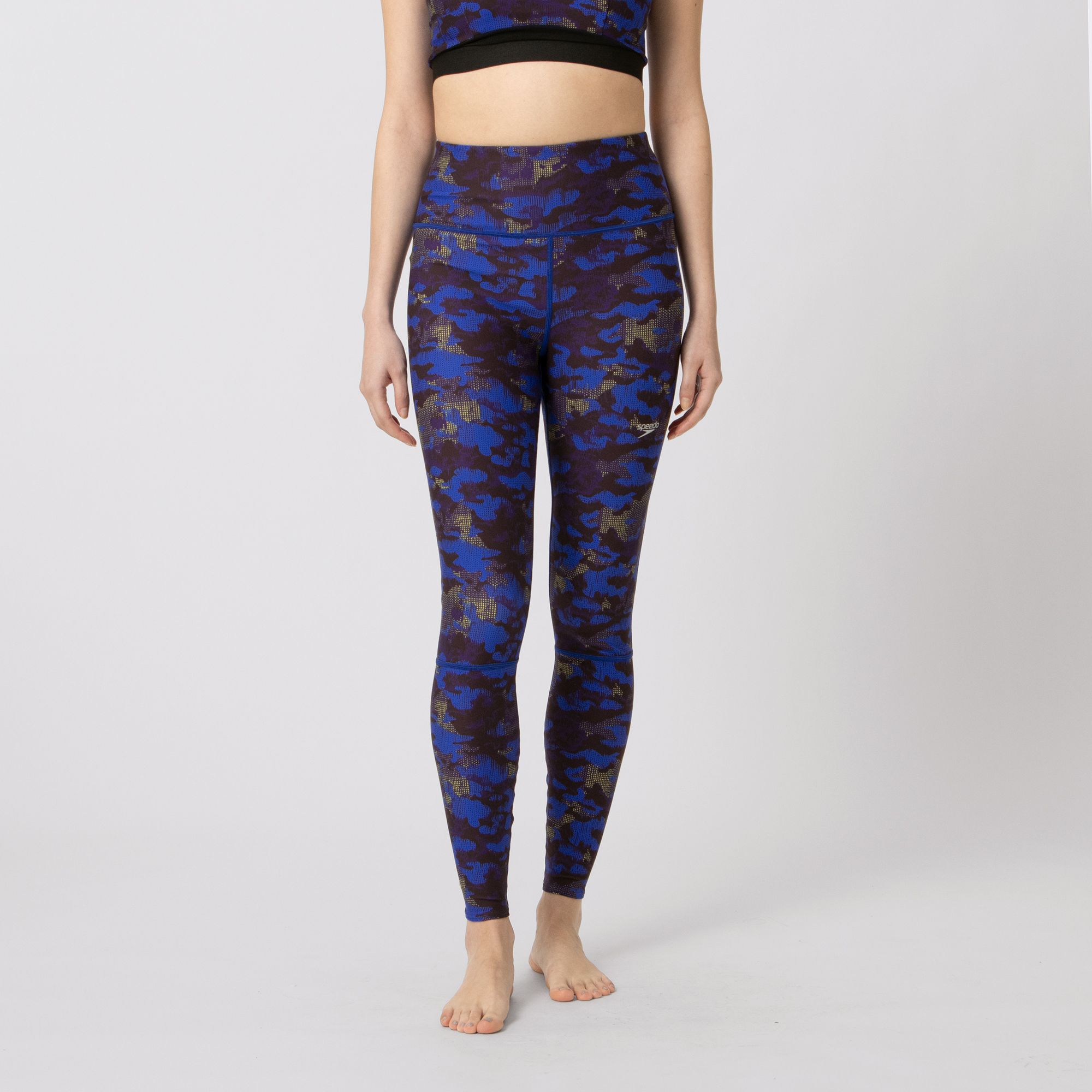 ライトニングカモソフトアクロスレギンス レディース 水着 アパレル フィットネス レギンス Getfit Sfw153 Speedo スピード 公式通販