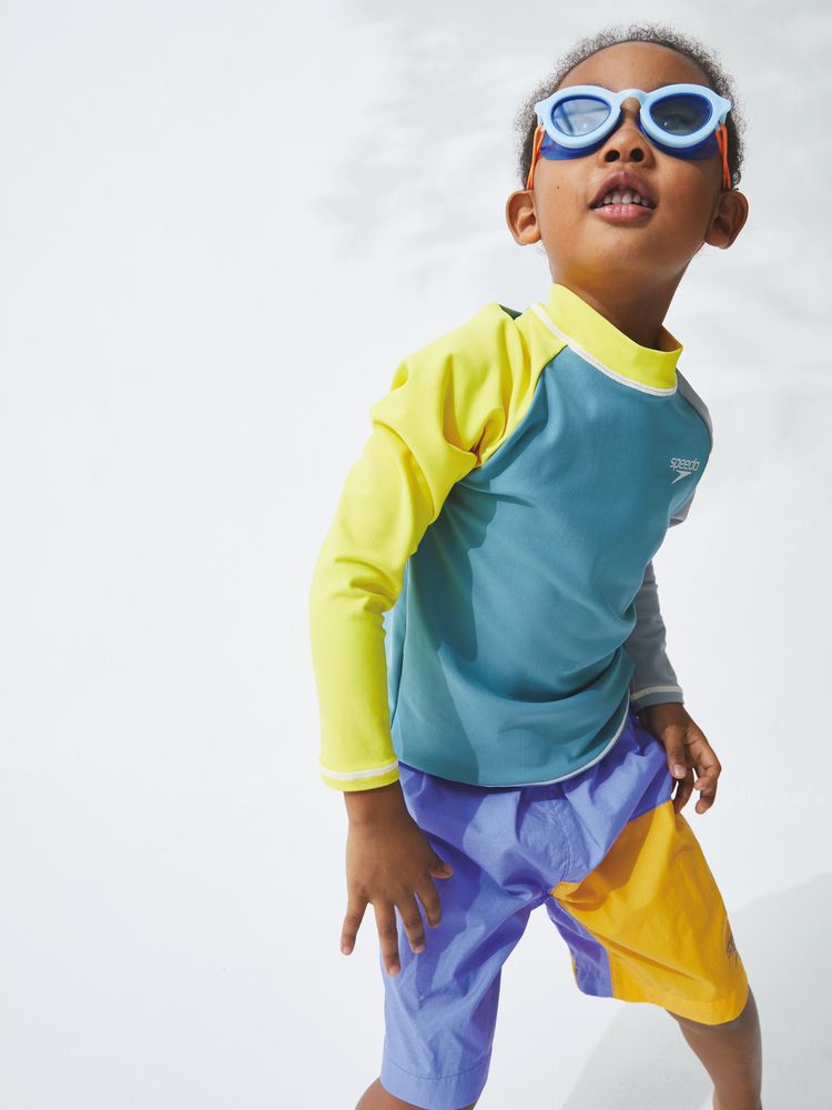 Speedo(スピード) ｜キッズユニセックスラッシュガード（ジュニア）