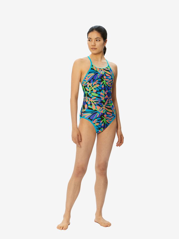 シーフラワーターンズスーツ（レディース/水着）（STW02351）- speedo