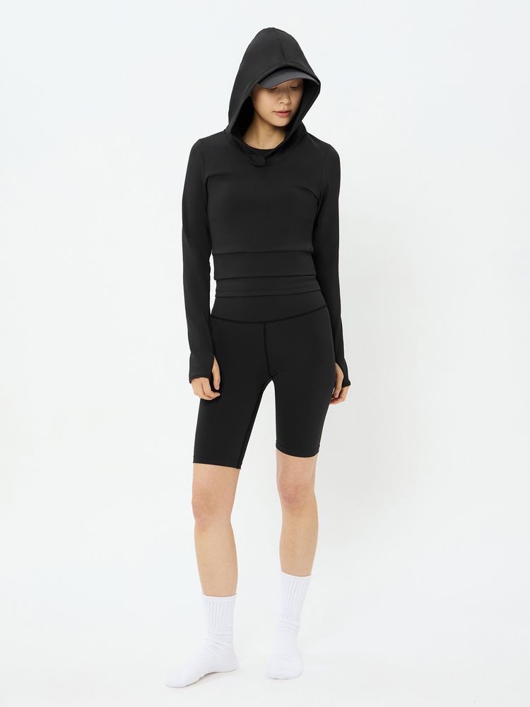 my商品 Maison MIHARA YASUHIRO Black Drawstring Zip Hoodie Maison