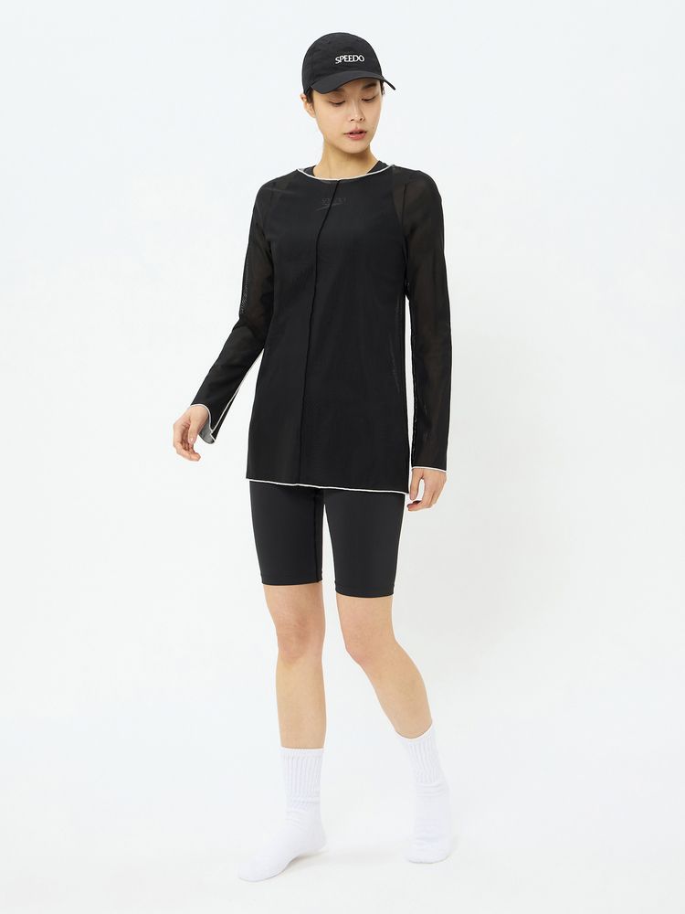 みぃ WOMEN COOLMAX ニーハイソックス ライトグレー 071789894