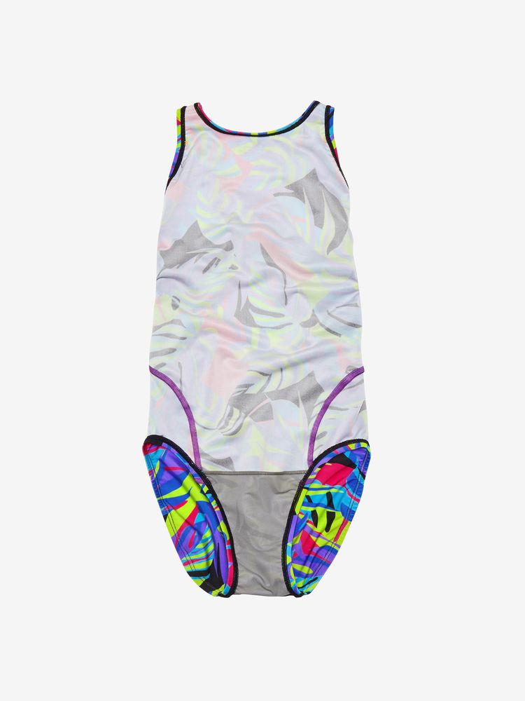 speedo ワンピース水着 グレー/ホワイト/レッド speedo メール便発送 即納可☆【SPEEDO】スピード VILLE T-SUIT