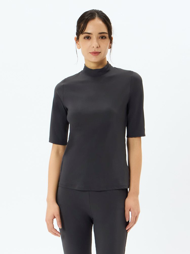 Speedo refined flare sleeve top 黒ラッシュガード 公式】リファインドフレアスリープトップ（レディース
