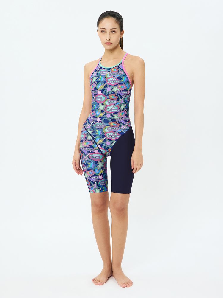 Speedo(スピード) ｜スパークリングブーンターンズニースキン（レディース）