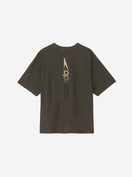 美品 d.i.a フード付き タンクトップ ブラック ゴールドプリント 黒 DAIYA（ダイヤ） タンクトップ ノースリーブ ゴールドプリントタンク