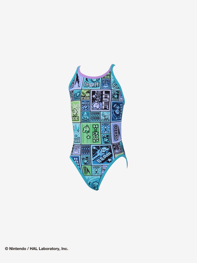 Speedo(スピード) ｜カービィドットブロックターンズスーツ（ガールズ）