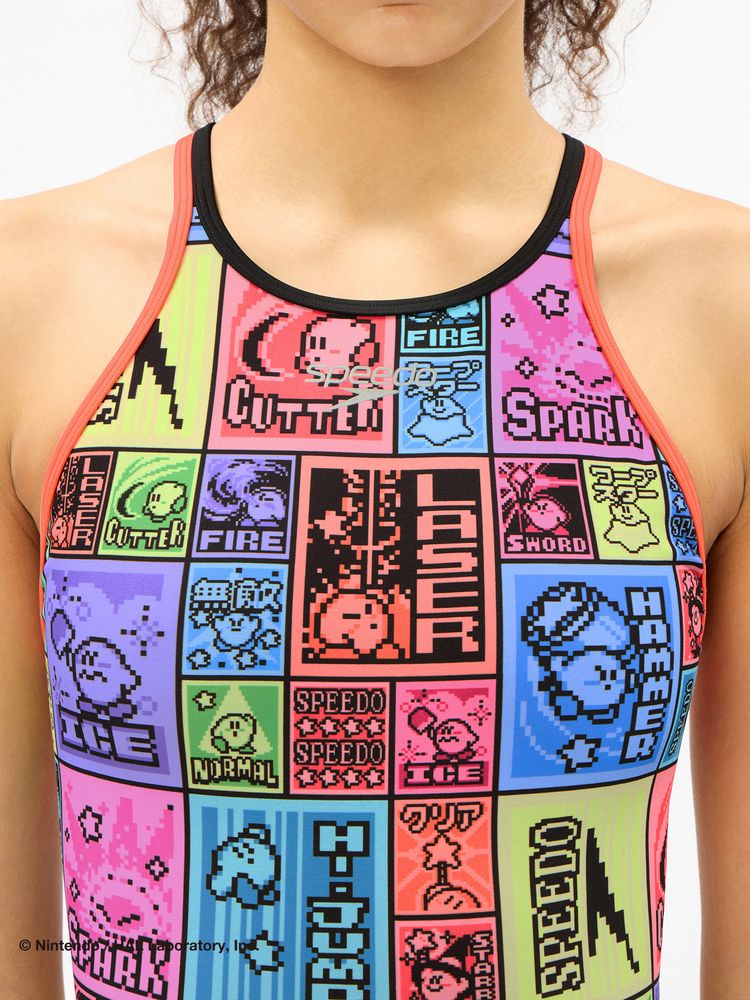 Speedo(スピード) ｜カービィドットブロッククロッシェターンズスーツ（レディース）