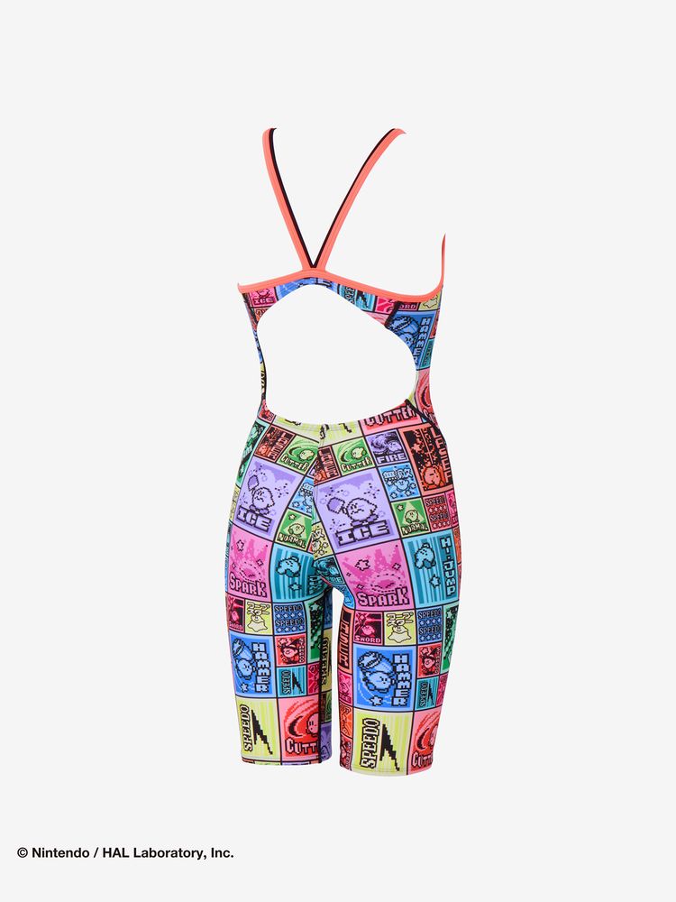 Speedo(スピード) ｜カービィドットブロックターンズニースキン（レディース）