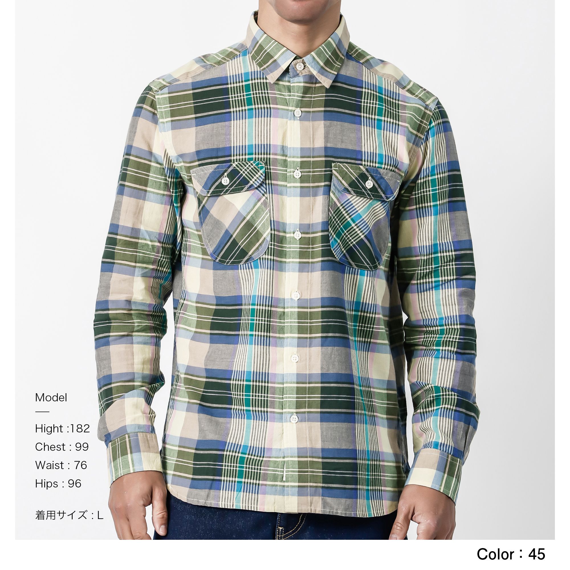 ロングスリーブ マドラスチェックシャツ メンズ Ra Canterbury カンタベリー 公式通販