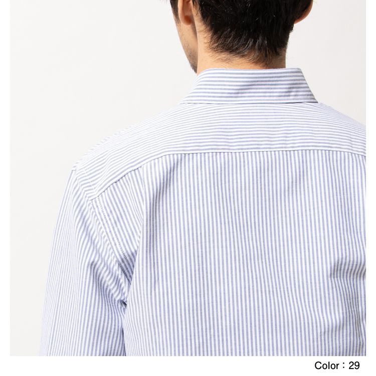 ロングスリーブ ストレッチストライプシャツ メンズ Ra Canterbury公式通販 アウトレット