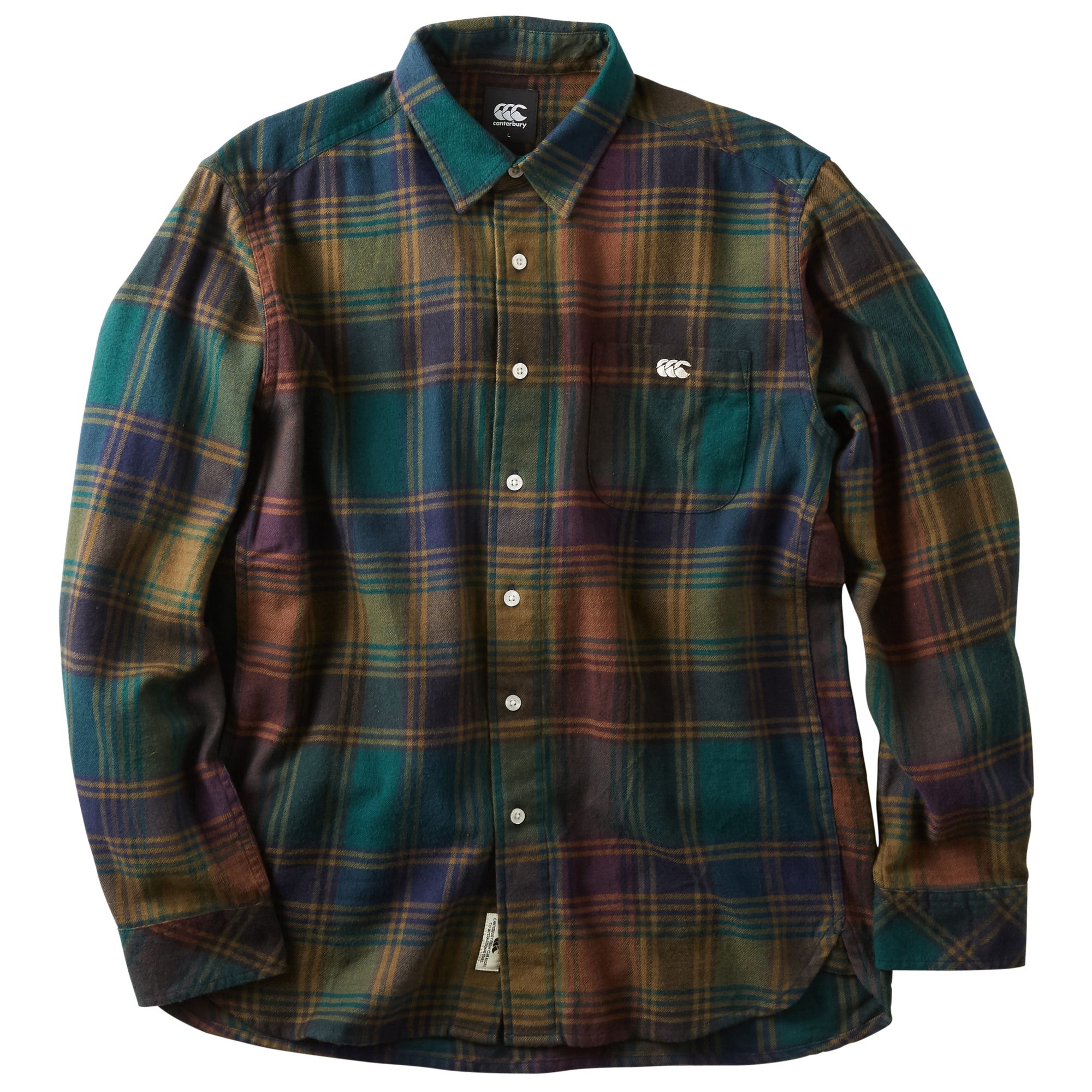 ロングスリーブ マドラスチェックワークシャツ メンズ Ra Canterbury カンタベリー 公式通販