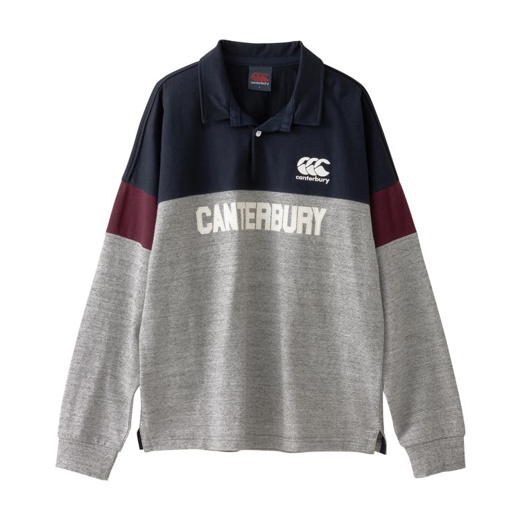 国際ブランド】 カンタベリーロングスリーブ ラガーシャツ RA41585 L S RUGGER SHIRT ラグビージャージ ユニセックス ラガージャージ  長袖 fucoa.cl