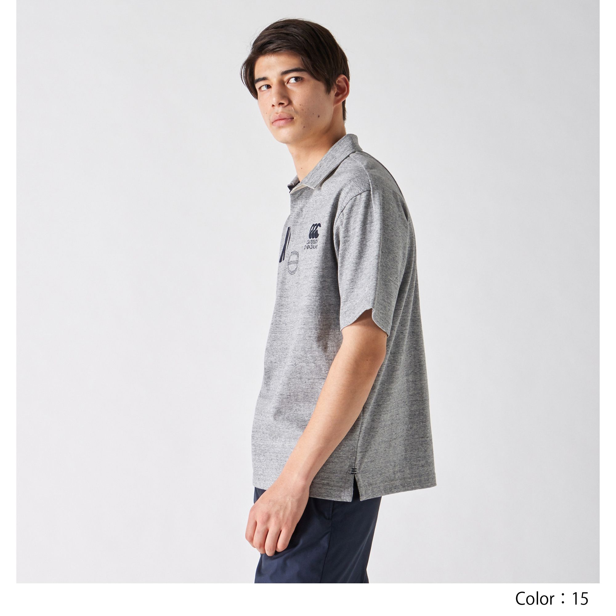 ショートスリーブ ラガーシャツ(メンズ／ビッグサイズ)（RA32088B）- canterbury公式通販｜セール