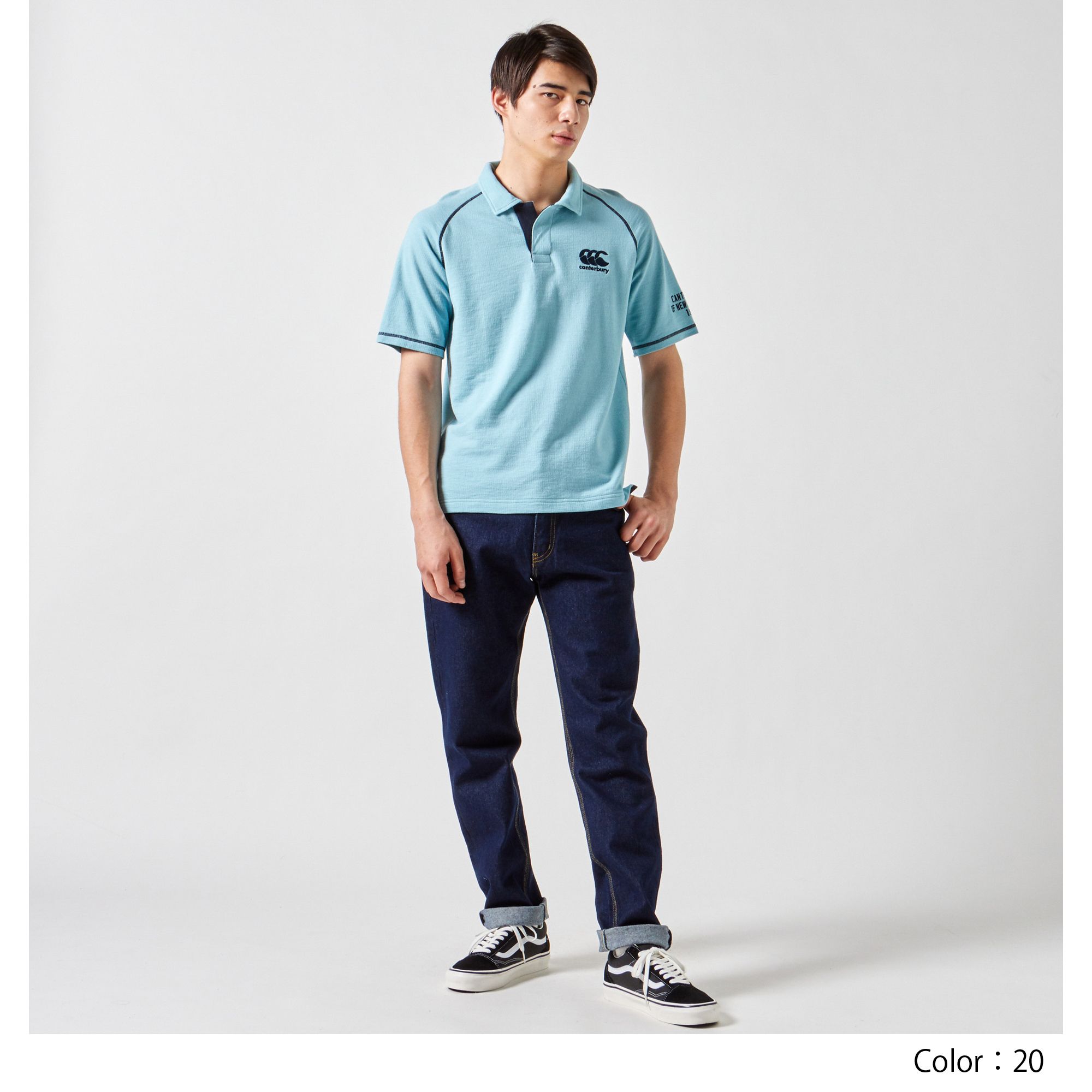 ショートスリーブ ラガーシャツ(メンズ)（RA32089）- canterbury公式通販