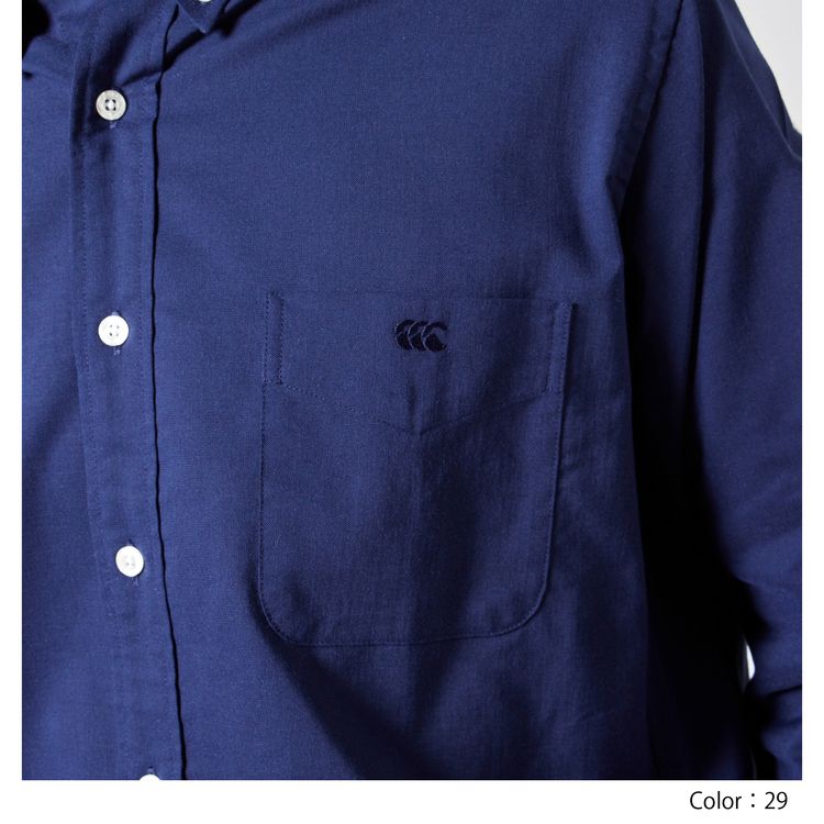 ロングスリーブ ストレッチボタンダウンシャツ メンズ Ra456 Canterbury公式通販 アウトレット ロングスリーブ ストレッチボタンダウンシャツ メンズ Ra456 Canterbury公式通販 アウトレット