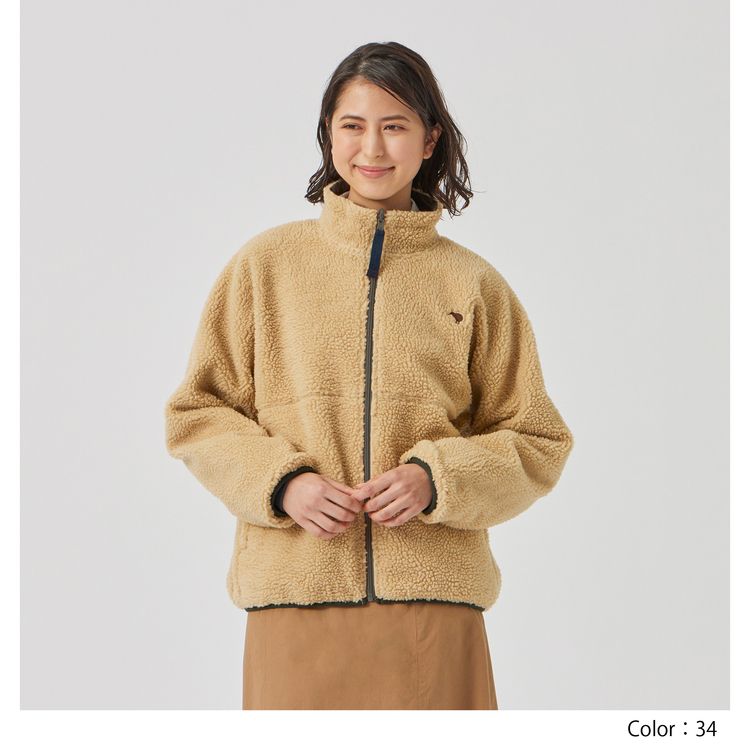 リバーシブルボアジャケット レディース Wa Canterbury公式通販 リバーシブルボアジャケット レディース Wa Canterbury公式通販