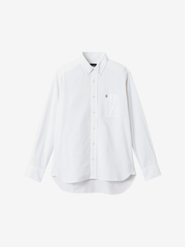 ロングスリーブストレッチボタンダウンシャツ（メンズ／ビッグサイズ