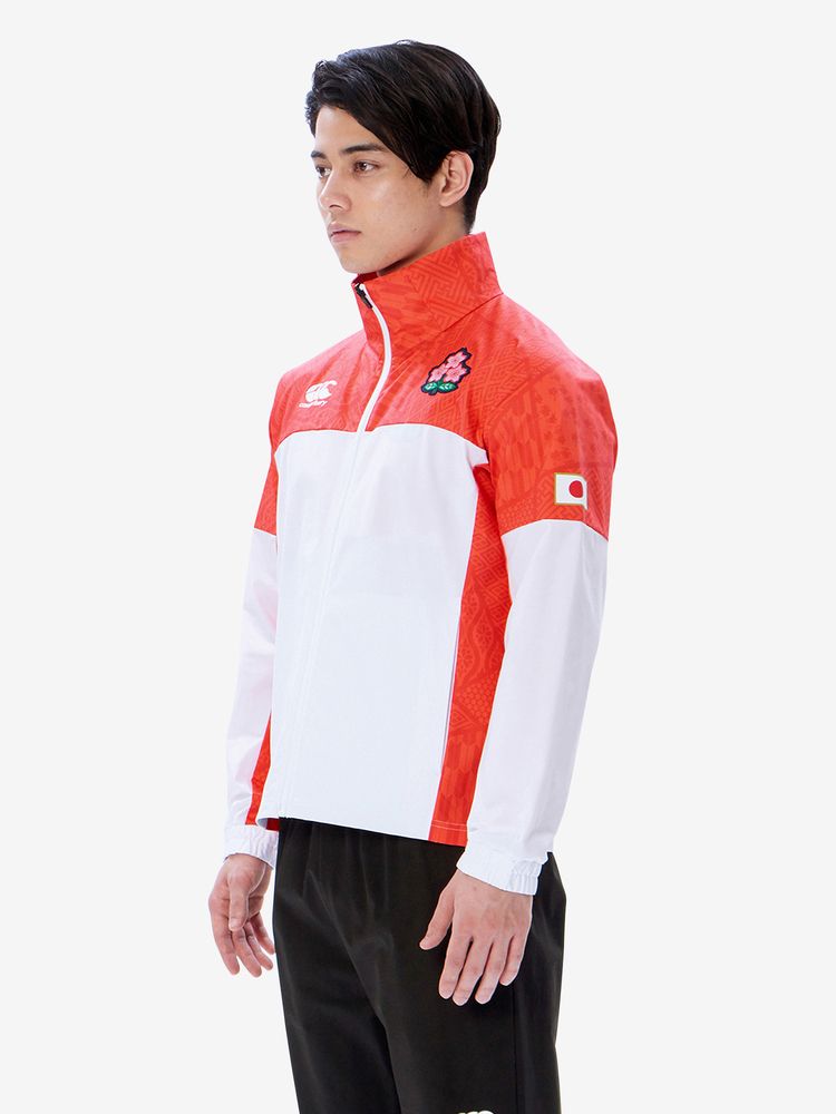 カンタベリー 日本代表 ジャパンプラクティスプルオーバージャケット赤 