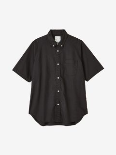 ガーメントダイショートスリーブボタンダウンシャツ(メンズ)（HTM3314 