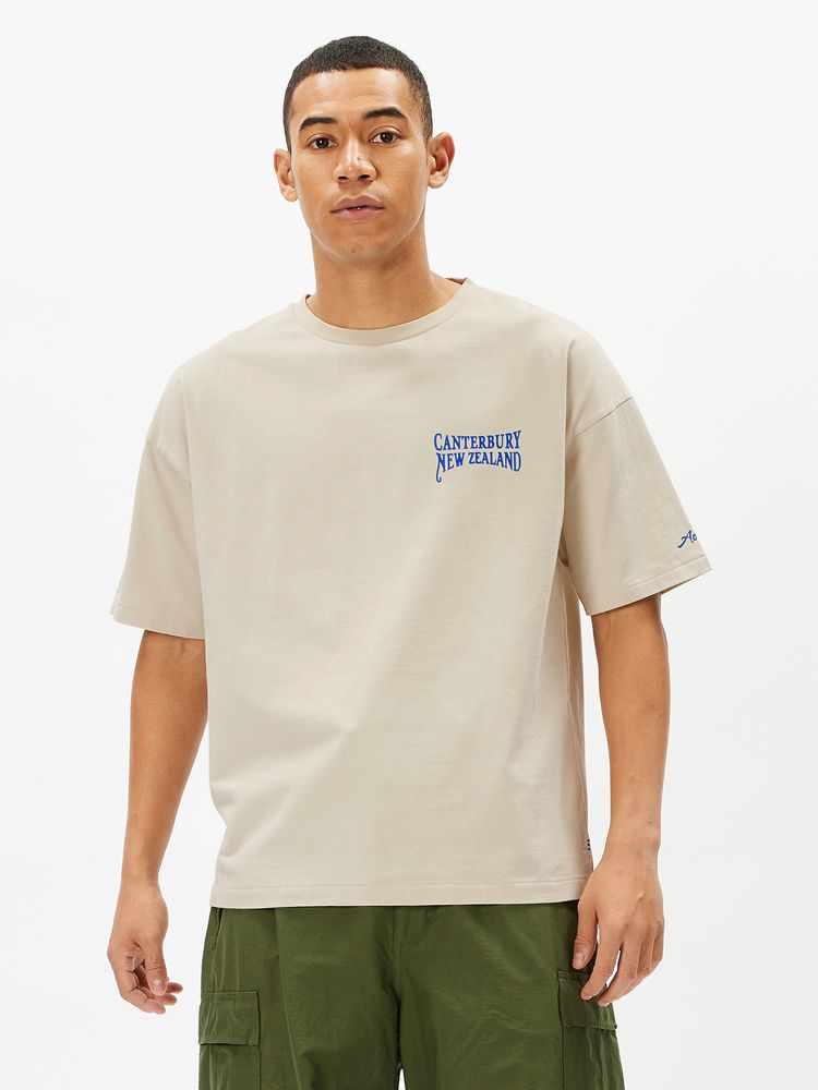 ＜BASERANGE＞OMO ベロア ショートスリーブ Tシャツ BASERANGE ショートスリーブ Tシャツ