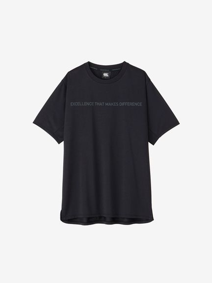 【新品未使用】カンタベリー　R+　ラグビー日本代表 ワークアウトTシャツ　黒L 公式・アウトレット】アールプラスワークアウトビッグティー