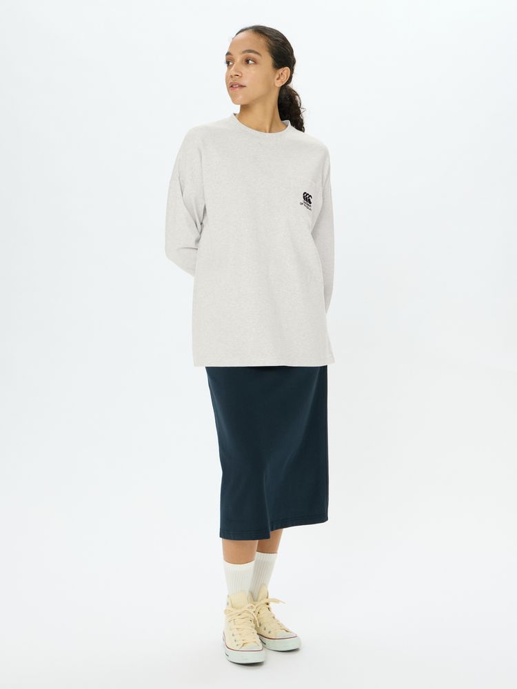 canterbury(カンタベリー) ｜ロングスリーブヘビークルーポケットティー(ユニセックス)