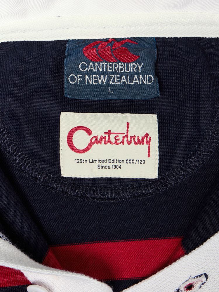 canterbury(カンタベリー) ｜120TH ニュージーランド ラグビージャージ（ユニセックス）