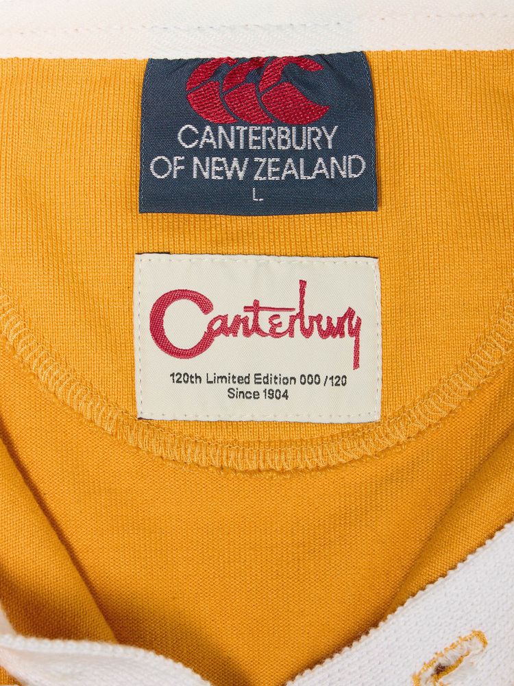 canterbury(カンタベリー) ｜120TH ニュージーランド ラグビージャージ（ユニセックス）