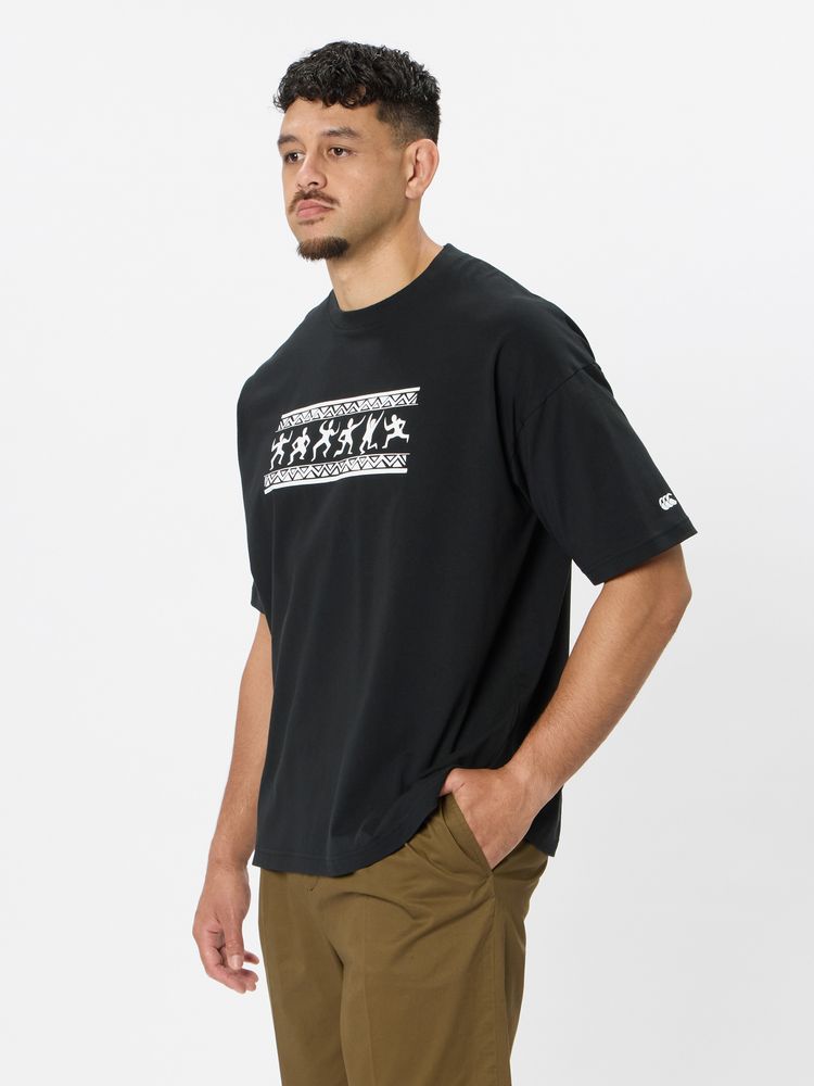 canterbury(カンタベリー) ｜ショートスリーブ ハカウォークライティー（メンズ／ビッグサイズ）