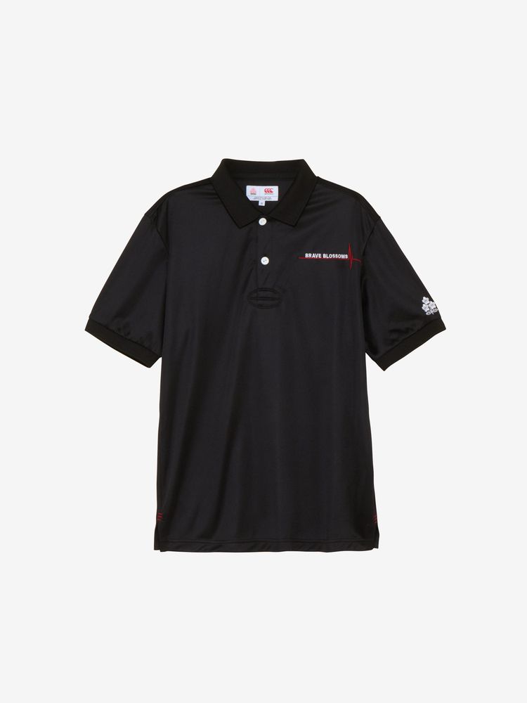 Canterbury 日本代表　ジャパンメディアポロ　 4L ブラック CANTERBURY】 カンタベリー ジャパン メディア ポロシャツ JAPAN