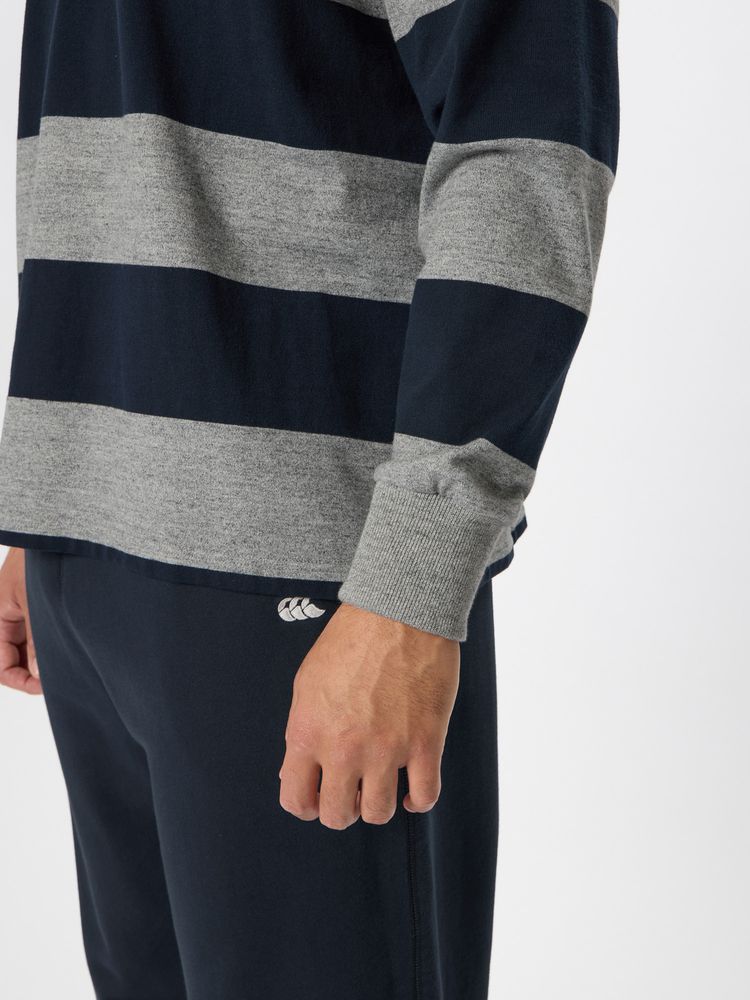 canterbury(カンタベリー) ｜4インチストライプ ラグビージャージー（メンズ／ビッグサイズ）