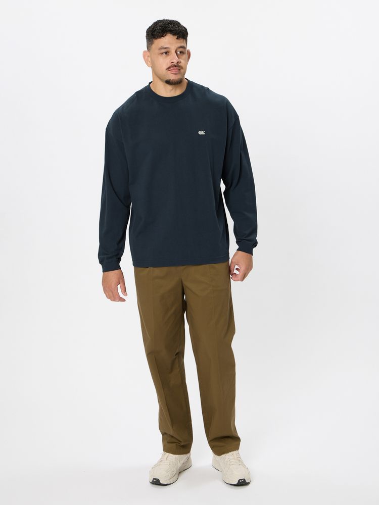 canterbury(カンタベリー) ｜ロングスリーブ ヘビークルーティー（メンズ／ビッグサイズ）