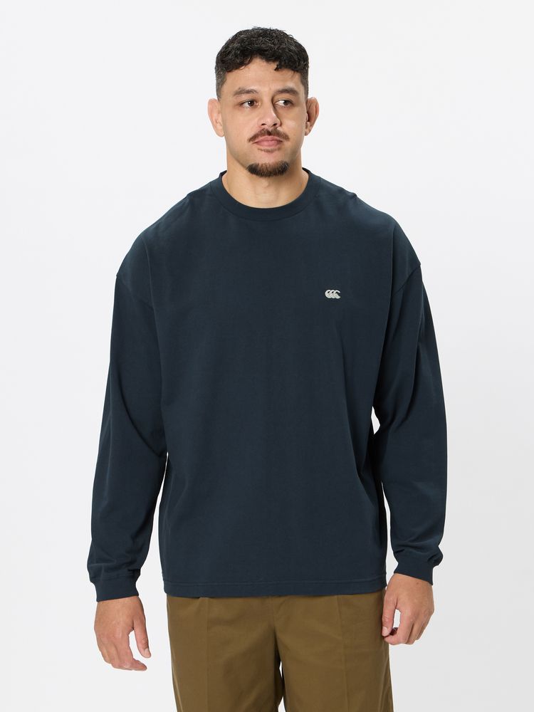 canterbury(カンタベリー) ｜ロングスリーブ ヘビークルーティー（メンズ／ビッグサイズ）