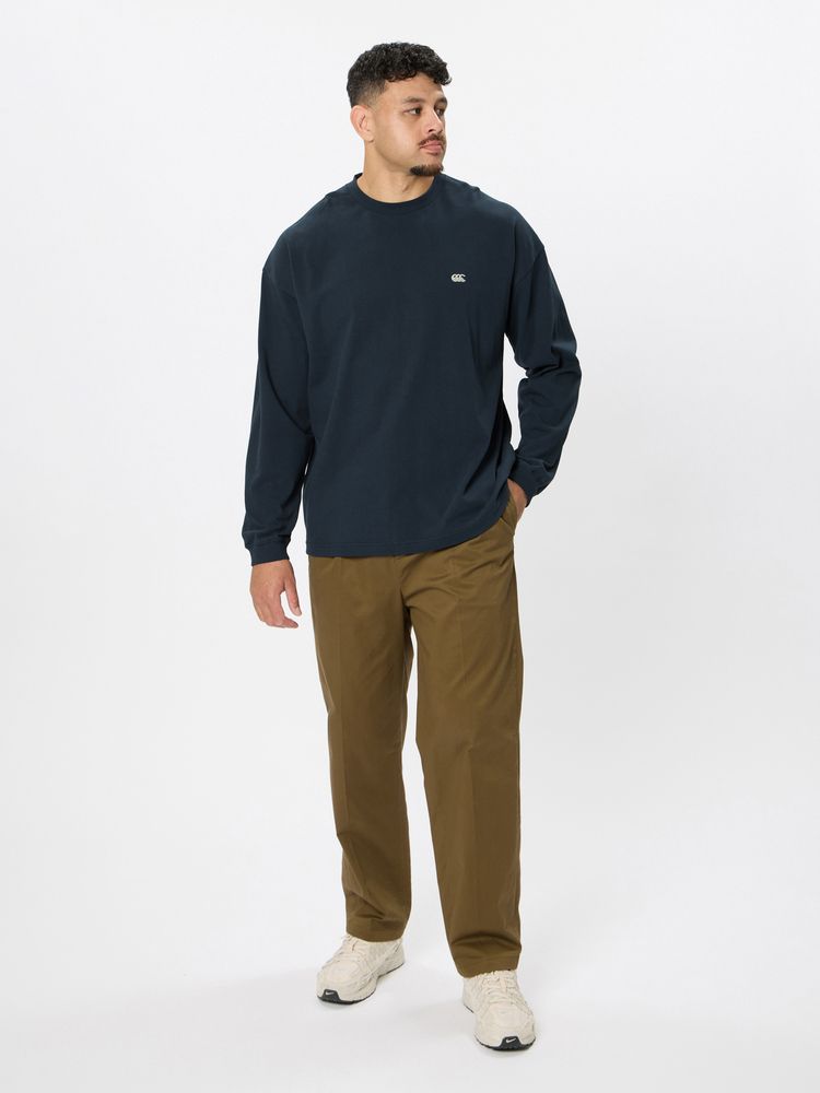 canterbury(カンタベリー) ｜ロングスリーブ ヘビークルーティー（メンズ／ビッグサイズ）