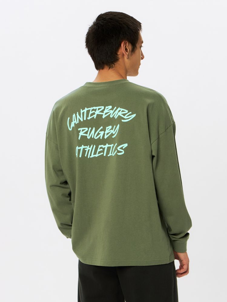 canterbury(カンタベリー) ｜ロングスリーブ ロゴティー（ユニセックス）