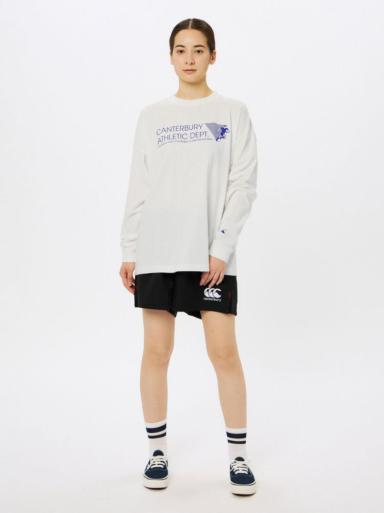 canterbury(カンタベリー) ｜ロングスリーブ ロゴティー（ユニセックス）