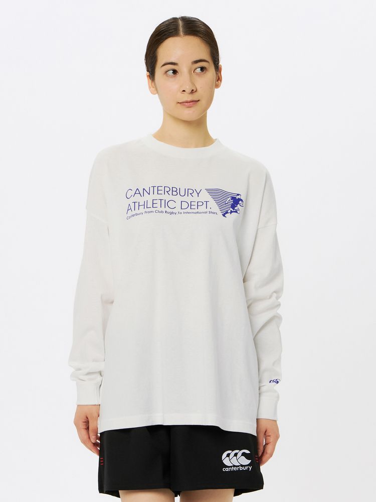 canterbury(カンタベリー) ｜ロングスリーブ ロゴティー（ユニセックス）