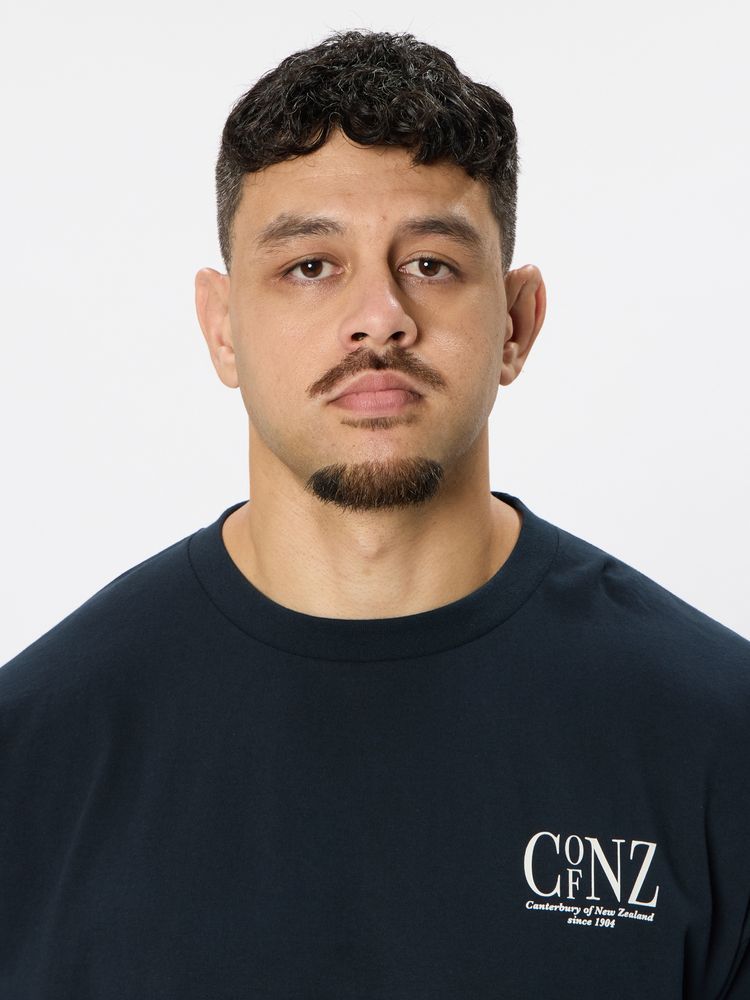 canterbury(カンタベリー) ｜ロングスリーブ ロゴティー（メンズ／ビッグサイズ）