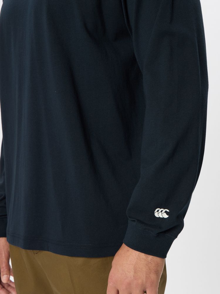 canterbury(カンタベリー) ｜ロングスリーブ ロゴティー（メンズ／ビッグサイズ）