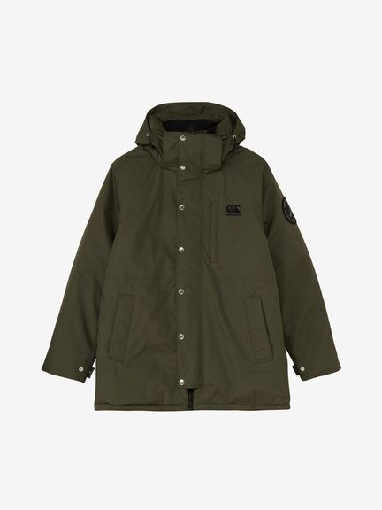 美品 Canterbury カンタベリーオブニュージーランド ダウンコート 3L 公式・アウトレット】インバーカーギルダウンミドルコート（ユニ