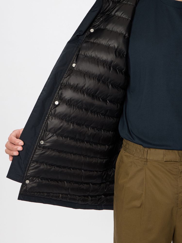 canterbury(カンタベリー) ｜インバーカーギル ダウン ミドルコート（メンズ／ビッグサイズ）