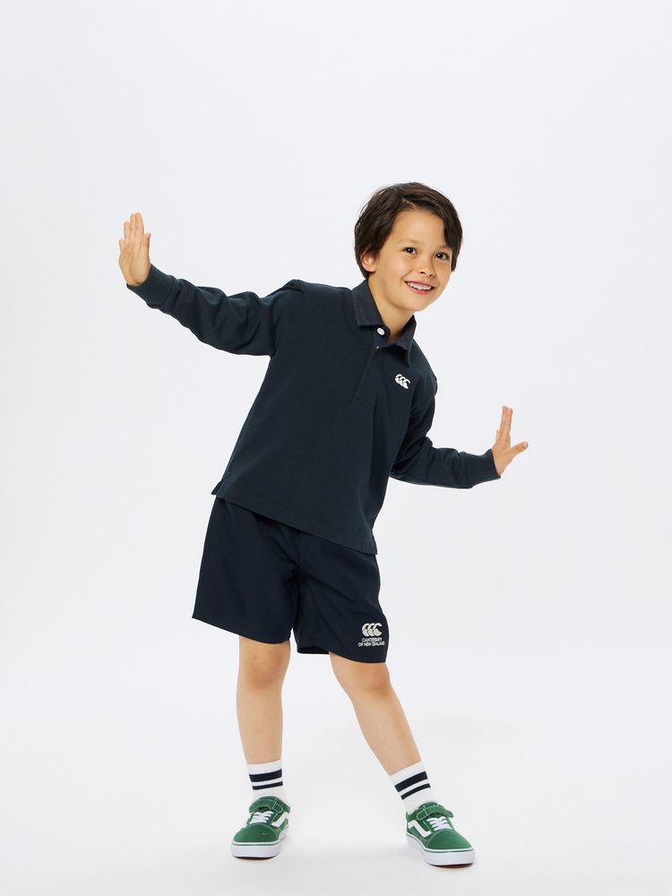 canterbury(カンタベリー) ｜ロングスリーブ ラグビージャージー（キッズ）