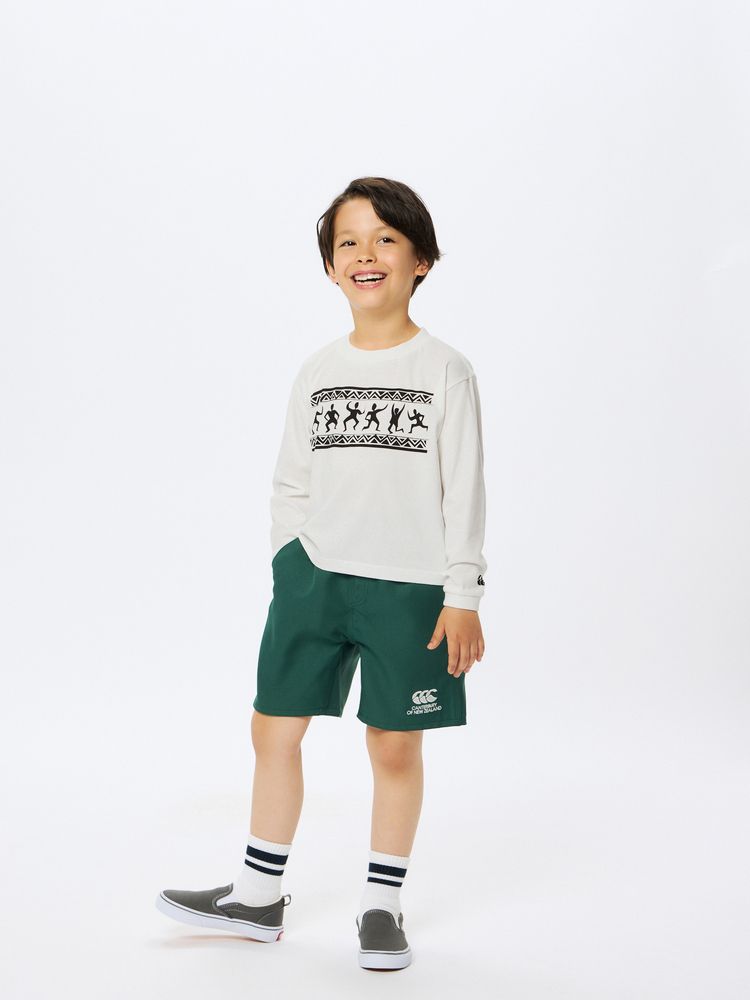 canterbury(カンタベリー) ｜ロングスリーブ ハカウォークライティー（キッズ）