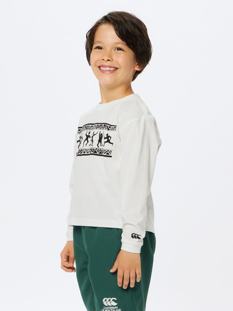 canterbury(カンタベリー) ｜ロングスリーブ ハカウォークライティー（キッズ）