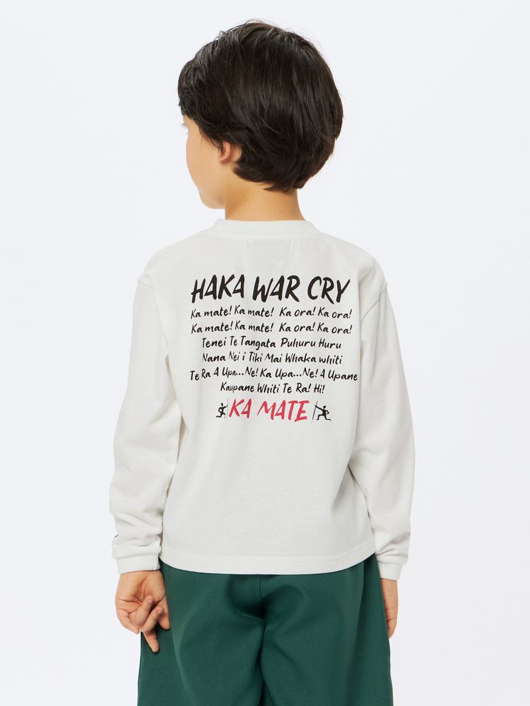 canterbury(カンタベリー) ｜ロングスリーブ ハカウォークライティー（キッズ）