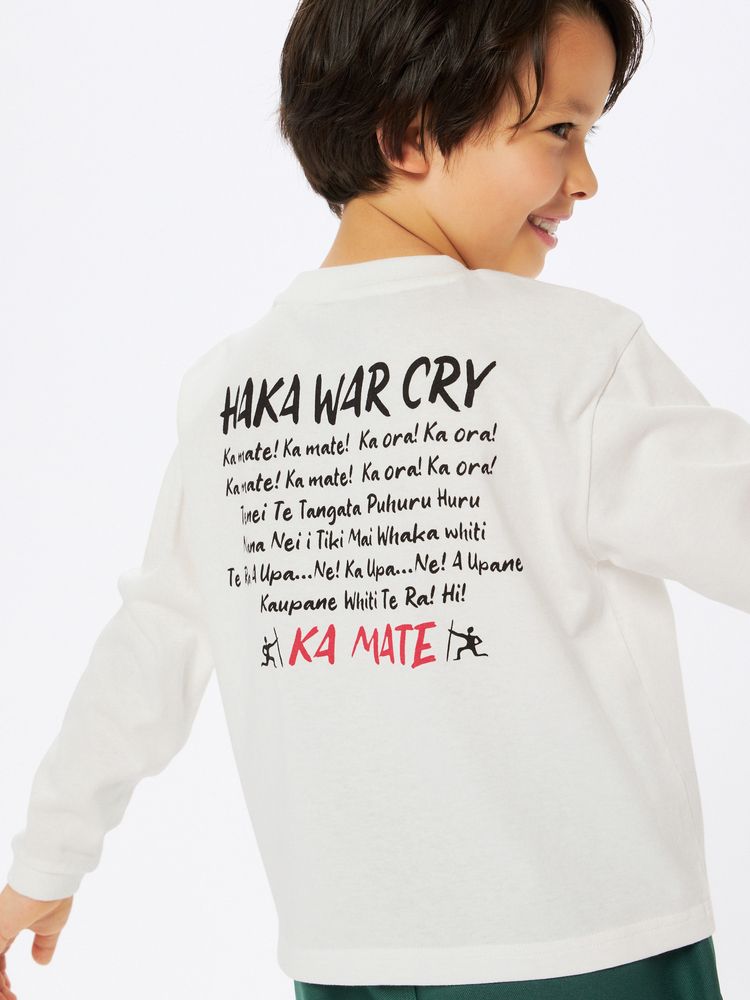 canterbury(カンタベリー) ｜ロングスリーブ ハカウォークライティー（キッズ）